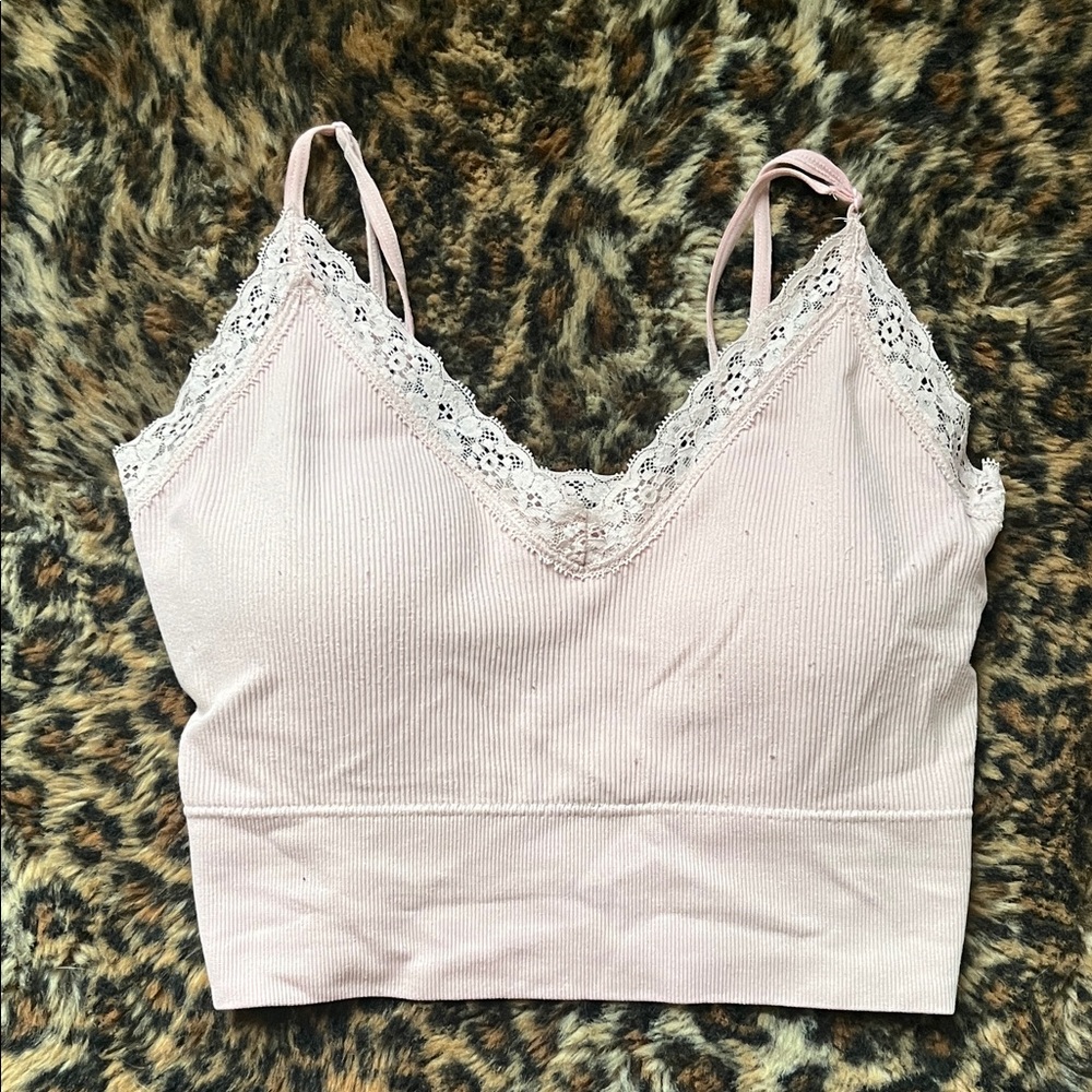 No Boundaries Light Pink Lace Bralette